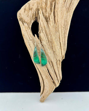 Malachite earring jewel