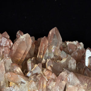 Amas (matrice) Cristal de Quartz hématoïde du Québec no.229