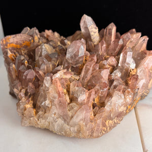 Amas (matrice) Cristal de Quartz hématoïde du Québec no.229