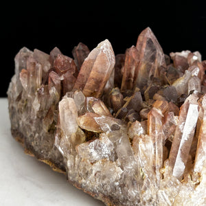 Amas (matrice) Cristal de Quartz hématoïde du Québec no.229