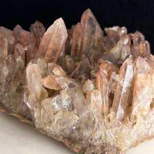 Amas (matrice) Cristal de Quartz hématoïde du Québec no.229