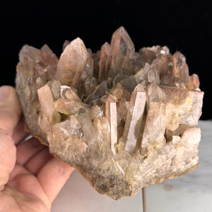 Amas (matrice) Cristal de Quartz hématoïde du Québec no.229