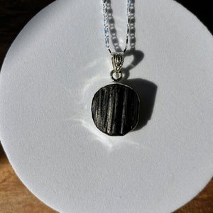 Bijou collier Tourmaline noire