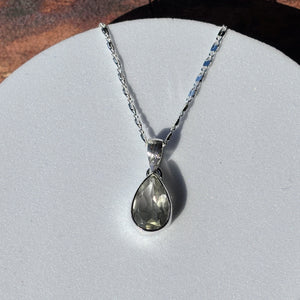 Bijou, pendentif d'Aigue-marine (Aquamarine) taille poire