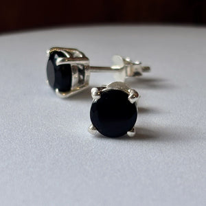 Boucles d'oreilles Onyx noir