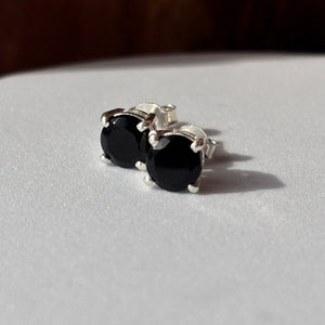 Boucles d'oreilles Onyx noir