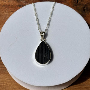 Pendentif Tourmaline noire
