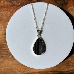Pendentif Tourmaline noire