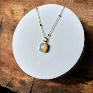 Pendentif Opalite facetté
