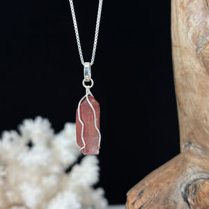 Pendentif Cristal de Quartz de Québec no.401