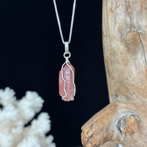 Pendentif Cristal de Quartz de Québec no.401