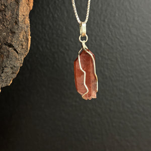 Pendentif Cristal de Quartz de Québec no.401