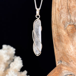 Pendentif de Cristal de quartz polis du Québec no.112