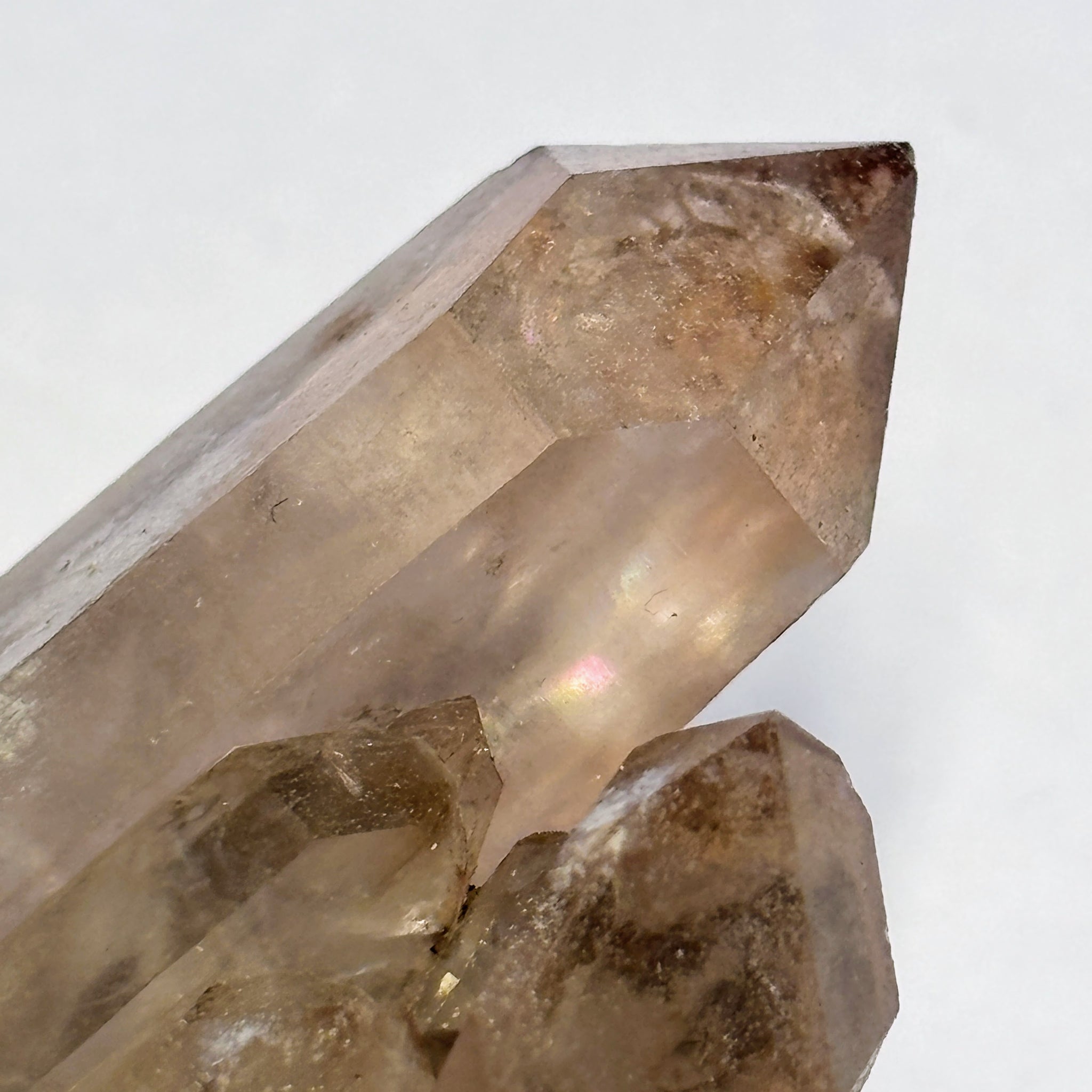 Druse, matrice de Cristal de Quartz tangerine du Québec, no.228