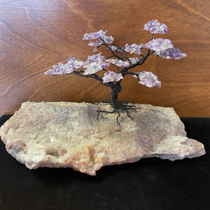 Amethyst tree of life made in Quebec