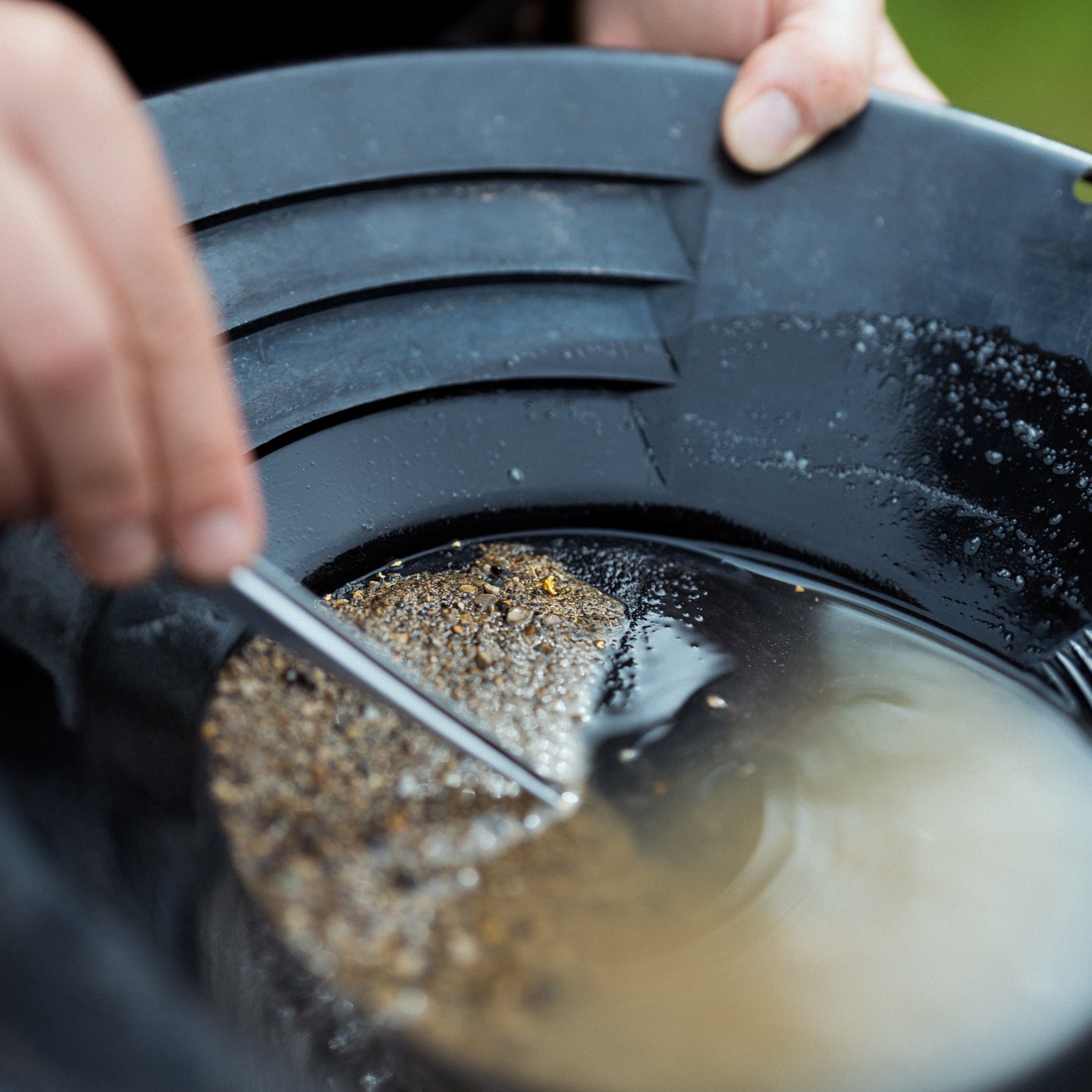 Gold panning