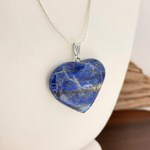 Jewel, Lapis-Lazuli heart pendant